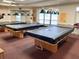 Recreation room with multiple covered billiard tables at 6064 Condor Dr, Lakeland, FL 33809