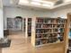 Well-lit community library with numerous bookshelves at 6064 Condor Dr, Lakeland, FL 33809