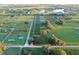 Aerial view of property showing house and surrounding land at 6155 Bethlehem Rd, Mulberry, FL 33860