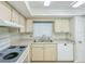 Bright kitchen with white appliances and granite counters at 718 Barber Cir # 718, Lakeland, FL 33803