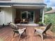 Relaxing deck with seating area, perfect for outdoor enjoyment at 737 Butternut Pl, Lakeland, FL 33813