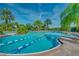 Community pool with lap lanes and a relaxing atmosphere at 2325 Bella Luna Cir, Lakeland, FL 33810