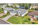 Aerial view of a house and neighborhood at 5873 Macaw Pl, Lakeland, FL 33809