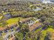 Aerial view of condo community near a pond at 6123 Topher Trl # 63C, Mulberry, FL 33860