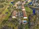Aerial view of community showing building layout and landscaping at 6123 Topher Trl # 63C, Mulberry, FL 33860