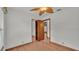 Spacious bedroom with double door closet and wood floor at 9240 Moore Rd, Lakeland, FL 33809