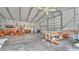 Large garage with ample space for storage and equipment at 9240 Moore Rd, Lakeland, FL 33809