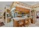 Spacious kitchen with ample wood cabinets and island at 150 Woodcrest Ln, Mulberry, FL 33860
