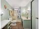 Clean bathroom with a tub shower, toilet and vanity at 1610 Reynolds Rd # 79, Lakeland, FL 33801