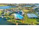 Resort-style community pool, tennis courts, playground and clubhouse at 2199 Ontario Way, Lakeland, FL 33805