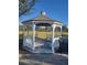 White gazebo with benches, offering a shaded community space at 2199 Ontario Way, Lakeland, FL 33805