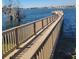 Wooden pier provides tranquil lake access with scenic views at 2199 Ontario Way, Lakeland, FL 33805