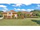 Single-story home with a manicured lawn and lush landscaping at 3206 Heron Cv, Winter Haven, FL 33884