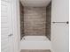 Simple bathroom with a shower/tub combo at 4437 Juliana Lake Dr, Auburndale, FL 33823