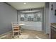 Kitchen breakfast nook with built-in window seating at 5791 Woodruff Way, Lakeland, FL 33812
