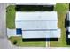 Aerial view of a single-wide manufactured home at 6683 Briarhill Ne Dr, Winter Haven, FL 33881