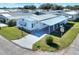 Aerial view of the home and surrounding neighborhood at 6683 Briarhill Ne Dr, Winter Haven, FL 33881