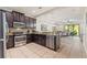 Modern kitchen with stainless steel appliances and granite countertops at 8205 Roseville, Davenport, FL 33896