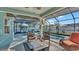 Cozy poolside seating area with fire pit at 7525 Jessamine Dr, Lakeland, FL 33810