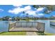 Enjoy serene lake views from this wooden deck at 2005 Windward Pass, Lakeland, FL 33813