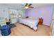 Spacious bedroom with a king-size bed and built-in desk at 227 Ridgedale Dr, Lakeland, FL 33809
