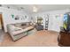 Comfortable living room with sectional sofa and coffee table at 227 Ridgedale Dr, Lakeland, FL 33809