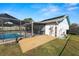 Large deck next to the pool and screened enclosure at 227 Ridgedale Dr, Lakeland, FL 33809
