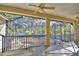 Screened pool and patio area with lush landscaping at 5635 Canvasback Ct, Lakeland, FL 33805
