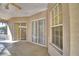 Spacious screened porch with sliding glass doors at 5635 Canvasback Ct, Lakeland, FL 33805