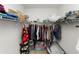 Walk-in closet with ample storage space, shelving, and hanging rods at 1754 Eagle Hammock Blvd, Eagle Lake, FL 33839
