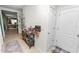 Welcoming entryway with a console table, decor, and view into the living area at 1754 Eagle Hammock Blvd, Eagle Lake, FL 33839