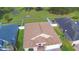 High-angle view of the home's roof and fenced backyard at 3226 Oak Tree Ln, Winter Haven, FL 33884