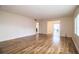 Inviting living room with durable wood-look flooring and neutral walls at 540 Kelsey St, Lakeland, FL 33803