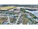 Aerial view highlighting the home's prime location and surrounding amenities at 561 Meandering Way, Polk City, FL 33868