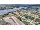 An elevated perspective of the home's position in the neighborhood at 561 Meandering Way, Polk City, FL 33868