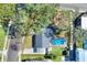 Aerial view of house and yard at 425 E Belmar St, Lakeland, FL 33803