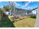 Backyard view of the screened pool at 425 E Belmar St, Lakeland, FL 33803