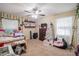 Spacious bedroom featuring a Christmas tree and ample closet space at 4935 Bobbie Ave, Lakeland, FL 33813