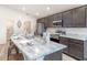 Spacious kitchen with marble countertops and stainless steel appliances at 1436 Portmore Dr, Mulberry, FL 33860