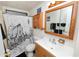 Bathroom with shower/tub and wood vanity at 2055 S Floral Ave # 146, Bartow, FL 33830