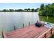 Spacious wooden community dock perfect for relaxing by the lake at 2055 S Floral Ave # 146, Bartow, FL 33830