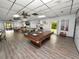 Community game room with pool table at 2055 S Floral Ave # 146, Bartow, FL 33830
