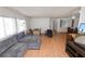 Open living area with sectional sofa and view of dining area at 2055 S Floral Ave # 146, Bartow, FL 33830