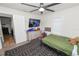 bedroom with twin bed and plenty of storage at 210 Wilder Rd, Lakeland, FL 33809
