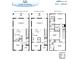 3 bed, 2.5 bath floor plan showcasing various layouts and optional den at 234 Turtle Bay Ave, Winter Haven, FL 33881