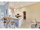 Kitchen features granite countertops and breakfast bar at 332 Lake Mariana Way, Auburndale, FL 33823