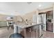 Modern kitchen with stainless steel appliances and granite countertop at 5460 Siltstone St, Lakeland, FL 33811