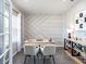 Modern home office with geometric wall design at 549 Silver Course Radl, Ocala, FL 34472