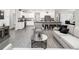 Open concept living area with kitchen and island at 549 Silver Course Radl, Ocala, FL 34472
