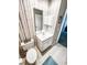 Small bathroom with toilet, vanity and shower at 5805 Danterbury Ct, Lakeland, FL 33810